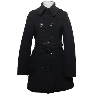 H&M, Mantel, Damen, Größe: 36, 80 % wełny, Grau, Polyamid/Polyester/Wolle #prP