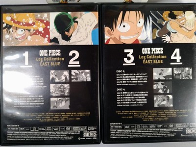 ONE PIECE DVD video Log Collection East Blue Volumes 1-4 set
