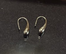 Silver 925 Tear Drop Hook Earrings Simple And...