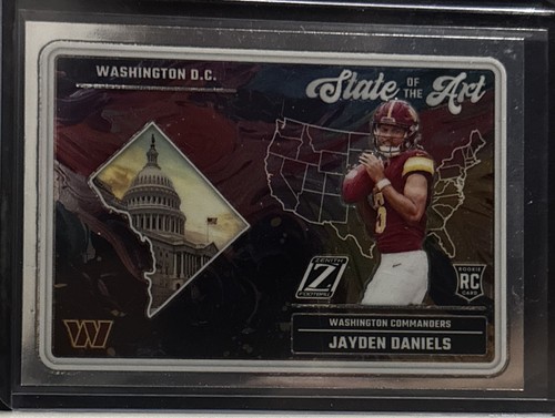 2024 Panini Zenith Jayden Daniels State Of The Art RC Mint Sick Card SP Football
