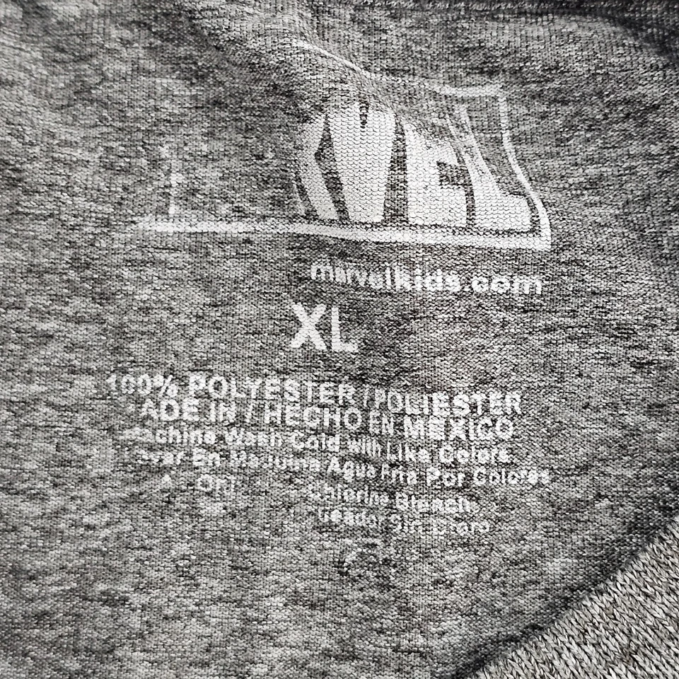 Camiseta Marvel Lego Super Heroes Gris Manga Corta Poliéster Juvenil XL Foto 4 de 4