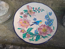 ASSIETTE LONGWY DECOR OISEAU  26 CM BON ETAT