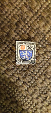 Franz&ouml;sische Zone Einzelmarke 24 Pf Wappen gestempelt, ungepr&uuml;ft