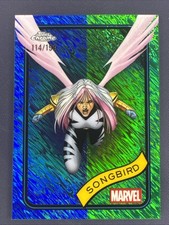 2025 Topps Chrome Marvel Songbird #61 Blue & Green Shimmer Refractor /199