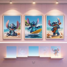 Lilo Stitch Stitch 2 3D Lenticular Poster 12x16 Motion Flip Effect Wall Art
