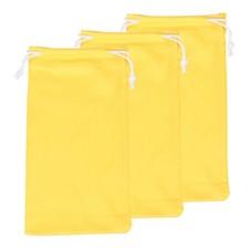 3Pcs, Eyeglass Pouch Microfiber Sunglasses Storage Bag Yellow
