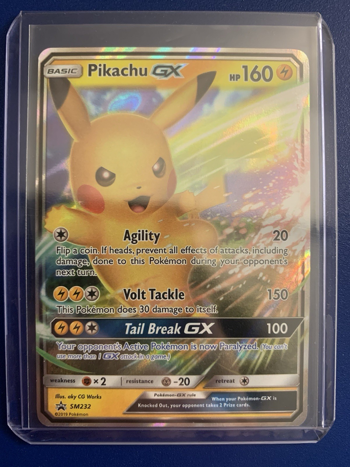 Pokémon Pikachu TCG GX Special Collection SM232 Holo Promo