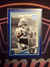 2025 Panini Donruss - Rated Rookie Dont'e Thornton Jr. #349 Press Proof Blue...
