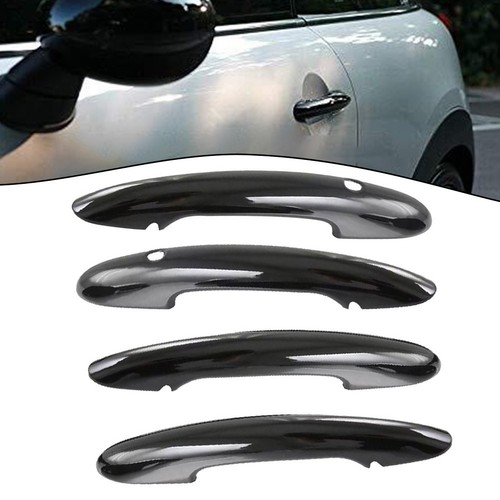 Per MINI Per Cooper F55 F60 ABS Nero Lucido Copri Maniglia Porta 4 Pezzi - Picture 2 of 8