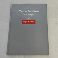 Mercedes Benz Car Brochure 280sl 500 Sl 380 Sl 280ce 200t 240d 300d 190d 190 250