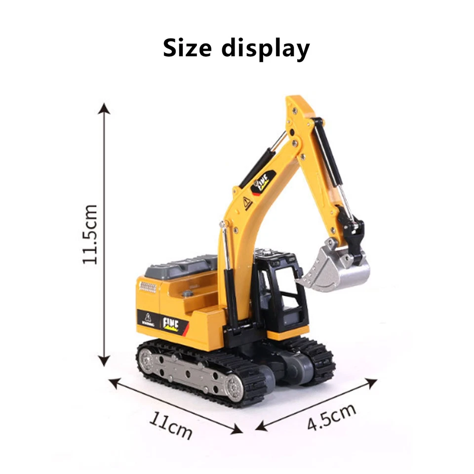 1:64 Scale Remote Control Mini Excavator - Full-Scale Model Engineel1 - Image 2 of 4