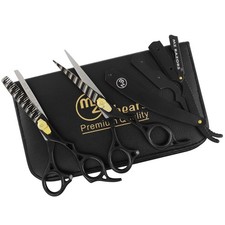 Professional Hair Cutting Thinning Scissors Barber Shears Hairdressing Set of 6"