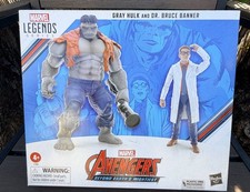 Avengers 60th Anniversary Marvel Legends Series Gray Hulk & Dr. Bruce Banner