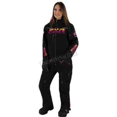 FXR Women's Neon Fusion Maverick F.A.S.T. Insulated Monosuit 232948-1065-08