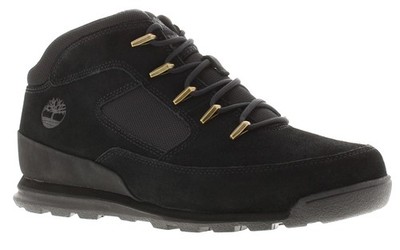 Timberland Herren Smart Boots Euro Rock Wildleder Leder Schwarz UK Größe
