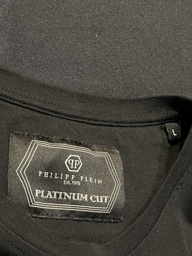 $1280 CAMISETA PHILIPP PLEIN PEDRERÍA CRISTALES CALAVERA ATLÉTICA GRANDE L AUTÉNTICA - Imagen 19 de 24