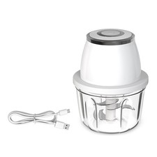 1X(Cordless Electric Food Processor Chopper for Vegetables Easy to Use  L9Y7)