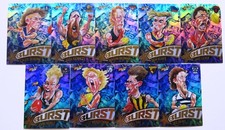 2022 SELECT AFL "Starburst" Cards: MIXED LOT OF 9