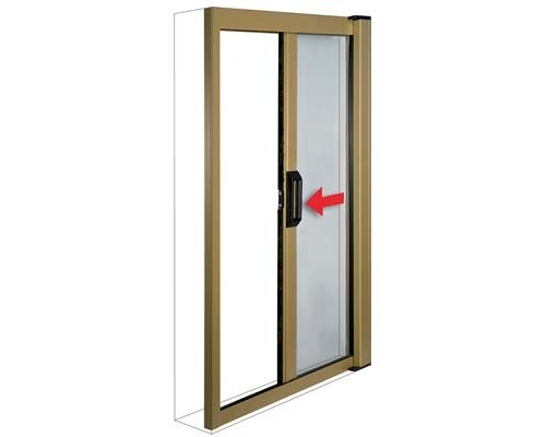 Zanzariera Sicura Porta 140x240 Bronzo - Kit Protezione Insetti IRS