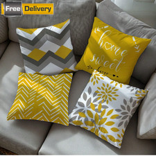 4pcs Pillow Covers Modern Geometric Decorative 45x45cm Cushion Cases for Home