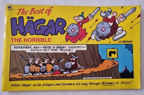 The Hazards of Hagar the Horrible #1 1986 Best Of Hagar #4 1987 Dik Browne - Picture 2 of 7