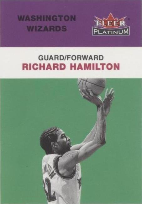 2001-02 Fleer Platinum - Richard Hamilton #57 - 1 of 2