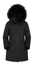 Mountain Warehouse Womens Down Padded Waterproof Jacket Winter Uk 8 Parka Coat