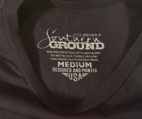Zac Brown Band Fenway Park Boston 2015 T-Shirt Men's Medium - Picture 3 of 7