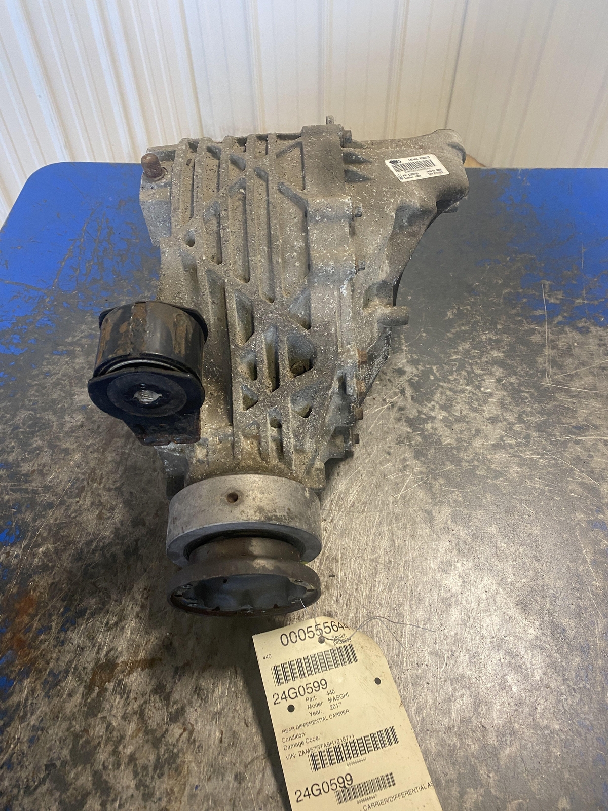 14-17 MASERATI GHIBLI 3.0 REAR CARRIER DIFFERENTIAL 62K 2.80 RATIO ID 670039125