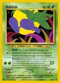 Pokemon Oddish (68/111) Neo Genesis LP