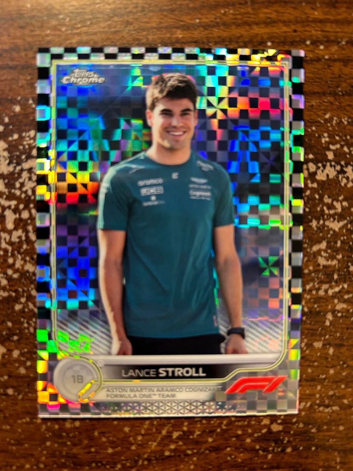 Lance Stroll, Checker Flag X-Fractor #49 - 2022 Topps Chrome Formula 1