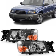 Headlight Set Left and Right Without Bulb For 03-04 Subaru Forester 84001SA030