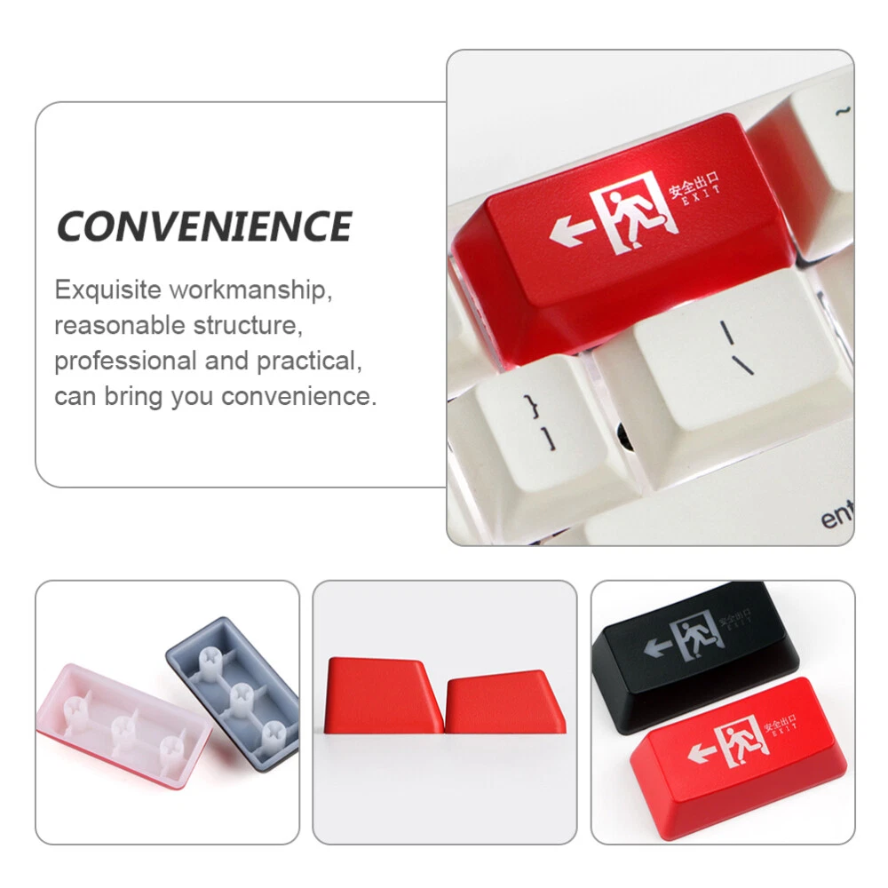Transparent See-Through Mechanical Keyboard Keycap Replacement Set