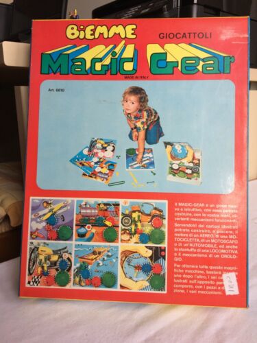 BIEMME GIOCATTOLI MAGIC GEAR GIOCHI DIDATTICI VINTAGE MADE IN ITALY - Picture 1 of 3