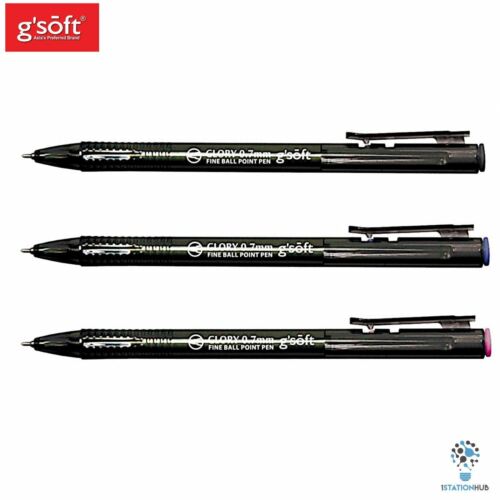 G'Soft Glory Retractable Ball Pen | 0.7mm | Home Office School Stationery - Picture 1 of 7