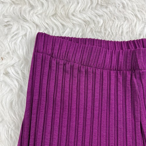 Simon Miller Cyrene rib pants size M Medium purple high rise NEW - Picture 6 of 8