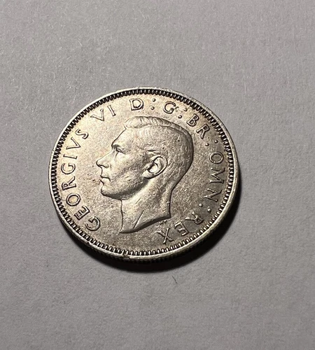 Photo of a 1945 George VI Shilling from an eBay listing that sold on Jun 20, 2026
