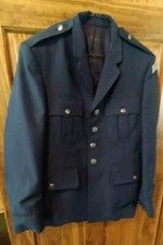 US Air Force Dress Blue Service Jacket Coat Military USAF Item 325