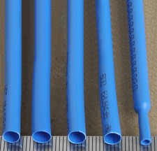 Blue Heat Shrink Tube 2:1 Tubing Heatshrink Electronic Sleeve  0.6mm  60mm Dia.