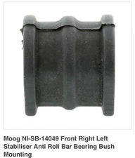 Moog NI-SB-14049 Front R Or L Stabiliser Anti Roll Bar Bearing Bush Mounting SET
