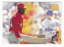 1999 Skybox Premium Eric Davis St. Louis Cardinals Baseball Card #68