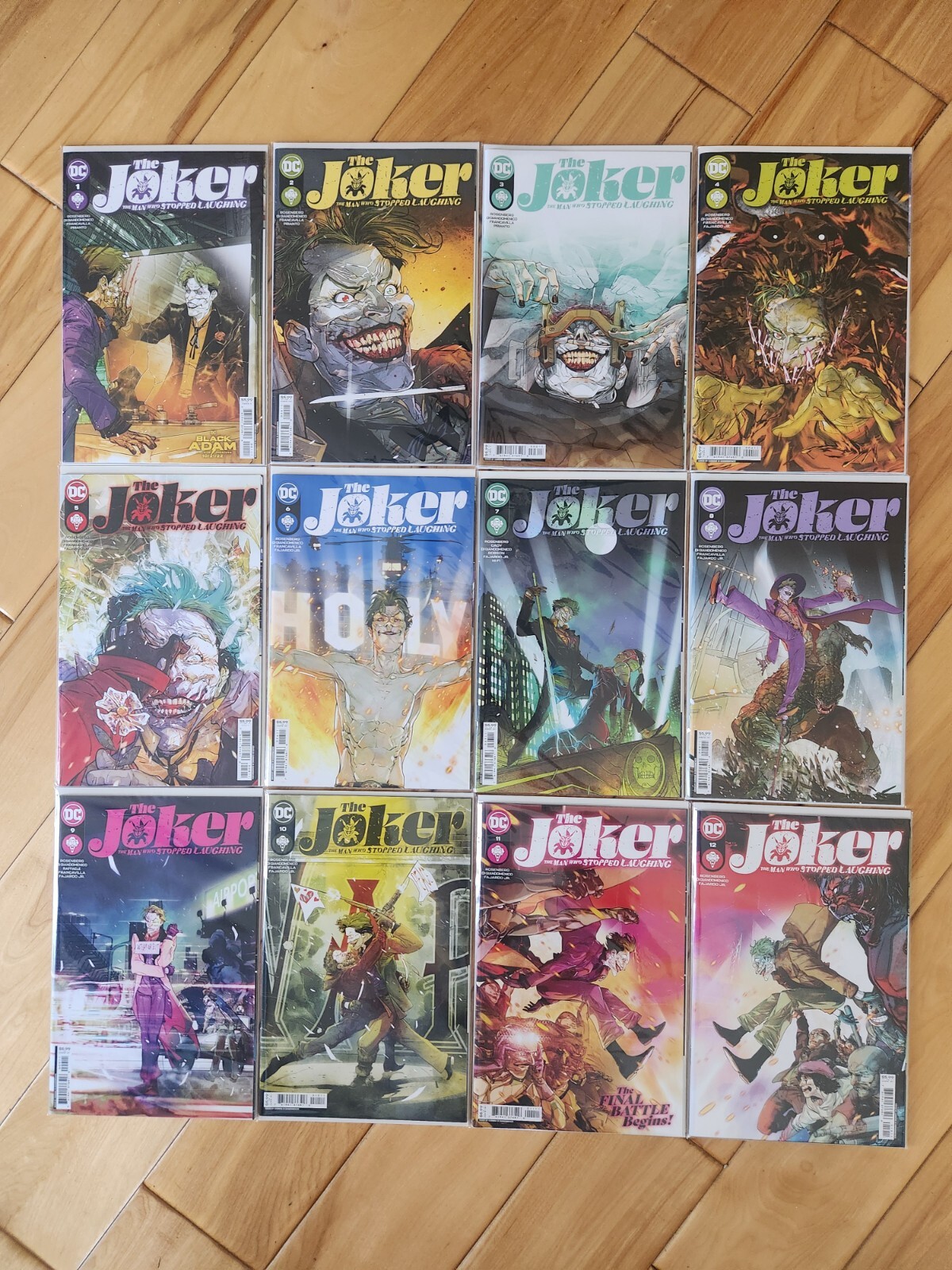 2022 Joker 1-12; The Man Who Stopped Laughing; All Cover A. High Grade 9.6.