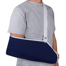 ARM SLING, Blue, Large, Lightweight and Breathable. 17 3/4" Long