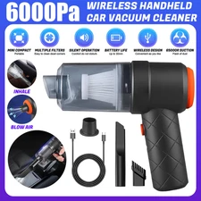 Rechargeable Electric Air Duster 2IN1 Vacuum Cleaner & Mini Blower for Car Home