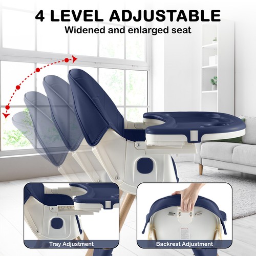 6 in 1 Baby High Chair Infant Dining Eating Feeding Highchair Seat Toddler 2025 - Picture 28 of 30