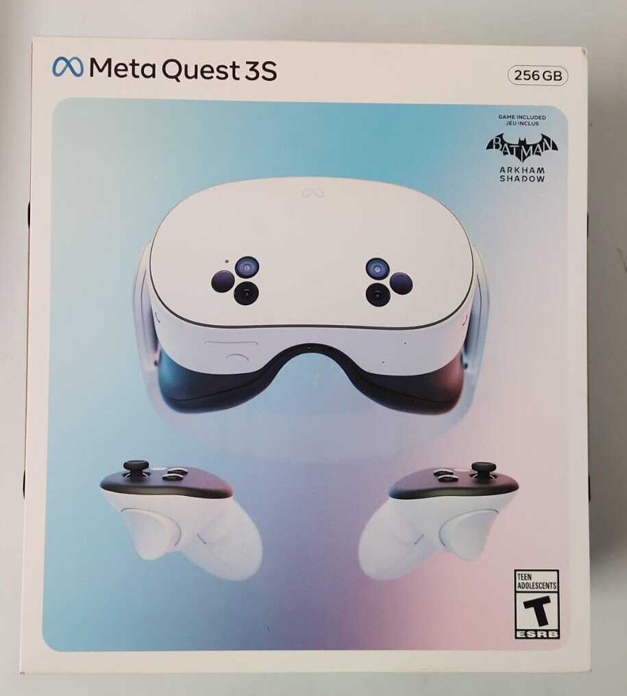 【美品】 Quest 3S 256GB Meta Quest 3S 256GB with Batman: Arkham Shadow Game Bundle