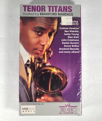 Tenor Titans Hosted by Branford Marsalis VHS 1992 RARE Brand New /Factory Sealed