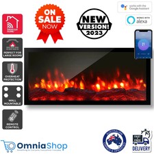 Kogan Smarterhome 1800w Multi-colour Flame Effect Slimline Heater for sale  online | eBay
