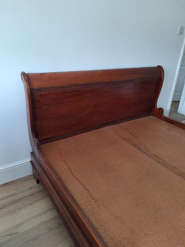 Mahogany King Size Sleigh Bed Custom Made eBay