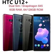 HTC U12+ 64GB 128GB 6.0" Global Super LCD5 4G Unlocked Samartphone New Sealed